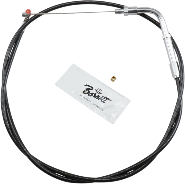 Black Vinyl Throttle/idle Cable Black +152 mm (6''), 1, nordicamoto.ro