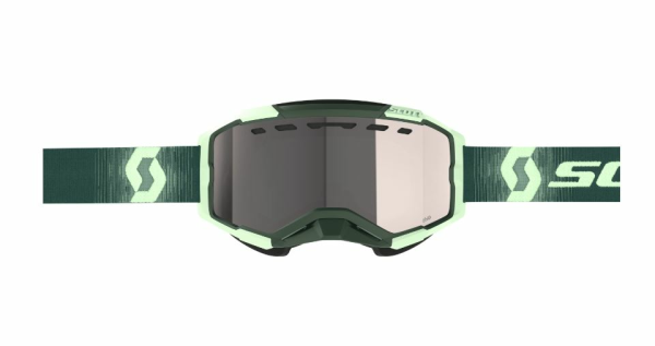 Scott Goggle Fury Snow Cross dark green/mint green / enhancer silver chrome, 2, nordicamoto.ro