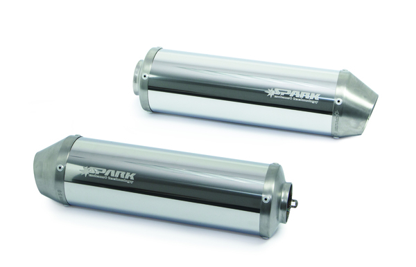 Round Slip-on Muffler Stainless Steel, 1, nordicamoto.ro