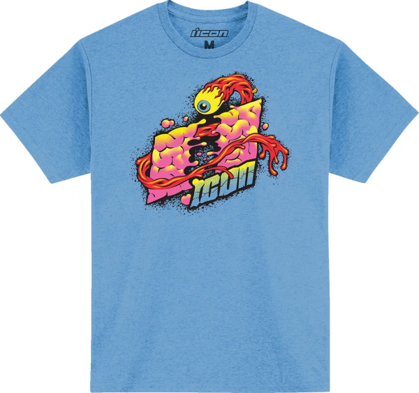 ICON Scatterbrain T-shirt Blue  2XL, 1, nordicamoto.ro