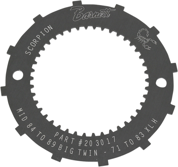 Scorpion Clutch Lock Plate Black, Anodized, 1, nordicamoto.ro
