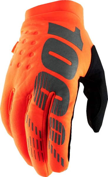 100% Brisker Orange kesztyű, L-es méret, 1, nordicamoto.ro