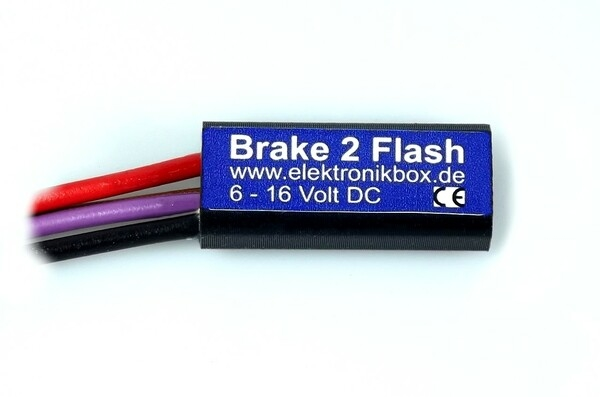 Brake 2 Flash Module Black, 1, nordicamoto.ro