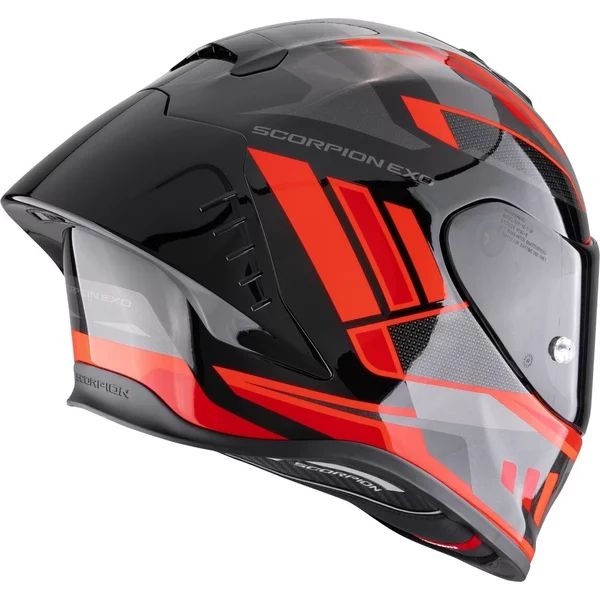 SCORPION EXO-R1 EVO II AIR VITAL XL teljes arcú sport sisak, fekete/ezüst/piros, 3, nordicamoto.ro