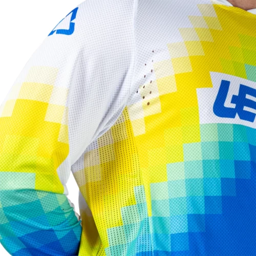 Leatt Moto 4.5 Lite V26 póló, kék Pixel S, 3, nordicamoto.ro