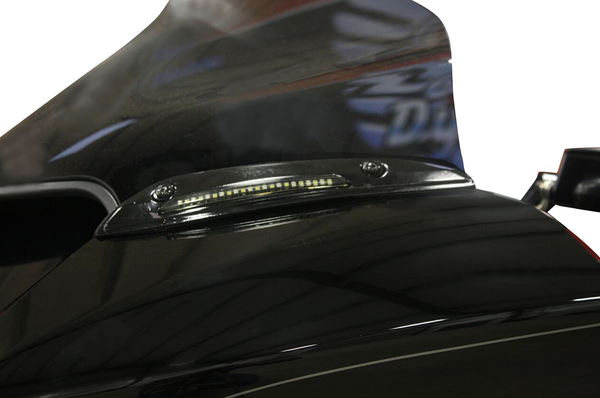 Road Glide Windshield Trim With Run/turn Led Lighting Amber, White, 2, nordicamoto.ro