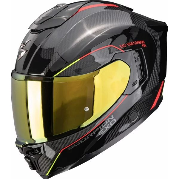SCORPION EXO-1500 CARBON AIR MUNDI M teljes arcú sisak, fekete/kaméleon, 3, nordicamoto.ro
