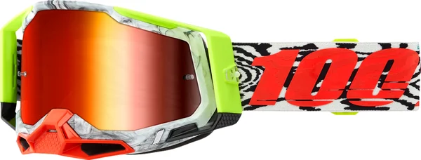Ochelari 100% Racecraft 2 Yellow/White/Orange ONE SIZE, 1, nordicamoto.ro