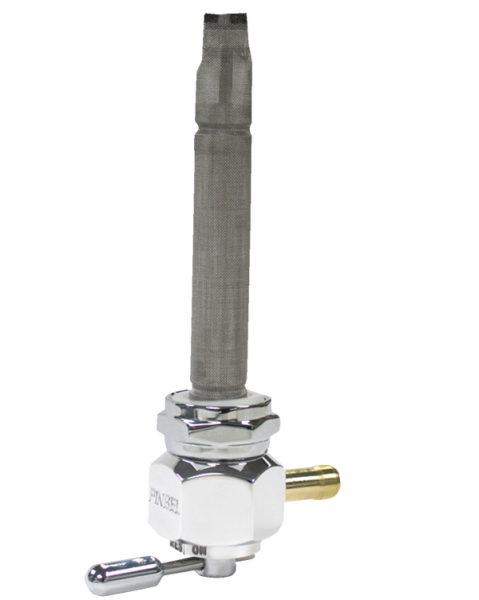 Power-flo Single Outlet Reserve Fuel Valve Silver, 2, nordicamoto.ro