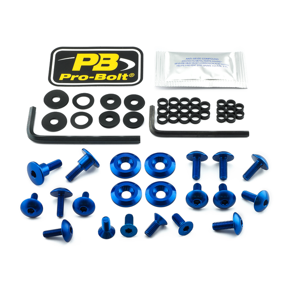 Fairing Bolt Kit For Suzuki Blue, 1, nordicamoto.ro