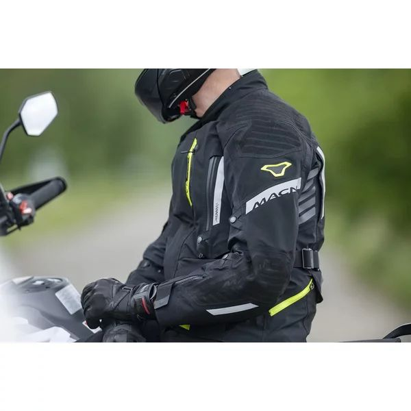 MACNA ULTIMAX 2.0 L vízálló túra-/kalanddzseki – Fekete/fluo sárga, 3, nordicamoto.ro