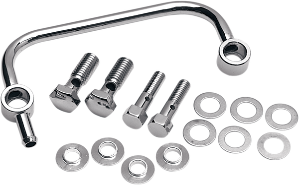Crankcase Breather Kit Chrome, 1, nordicamoto.ro