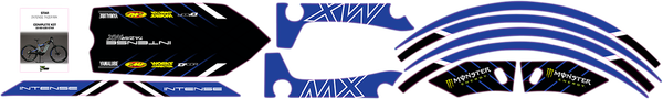 Graphics Kit For Tazer Mx Blue, 1, nordicamoto.ro