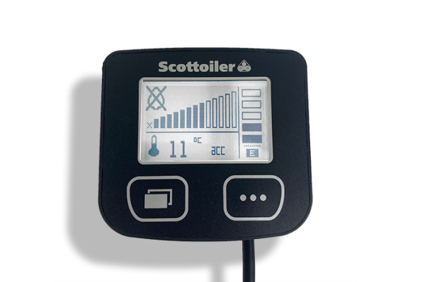 Scottoiler eSystem lánckenő rendszer + zöld, biológiailag lebontható kenőanyag, 10, nordicamoto.ro