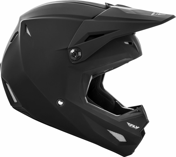 Fly ECE Kinetic Solid Matt Black YM gyermek sisak, 4, nordicamoto.ro