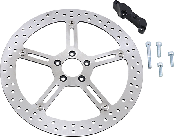 Big Brake Floating Rotor Kit Silver, 4, nordicamoto.ro
