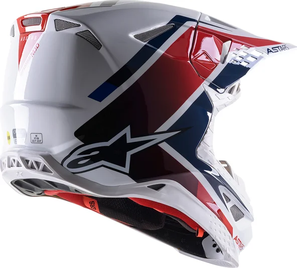 Casca Alpinestars Supertech M10 Carb Blue/Red/White XL, 5, nordicamoto.ro