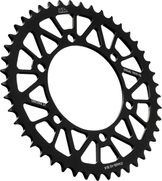JT SPROCKETS Racelite alumínium hátsó lánckerék, fekete, 1, nordicamoto.ro