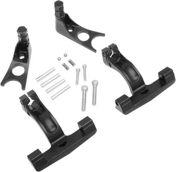 Passenger Floorboard Mount Kit Black, 1, nordicamoto.ro