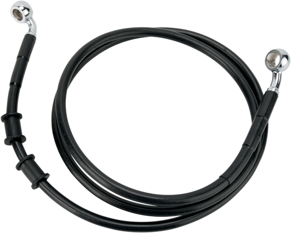 Stainless Steel Brake Line Kit Black, 1, nordicamoto.ro