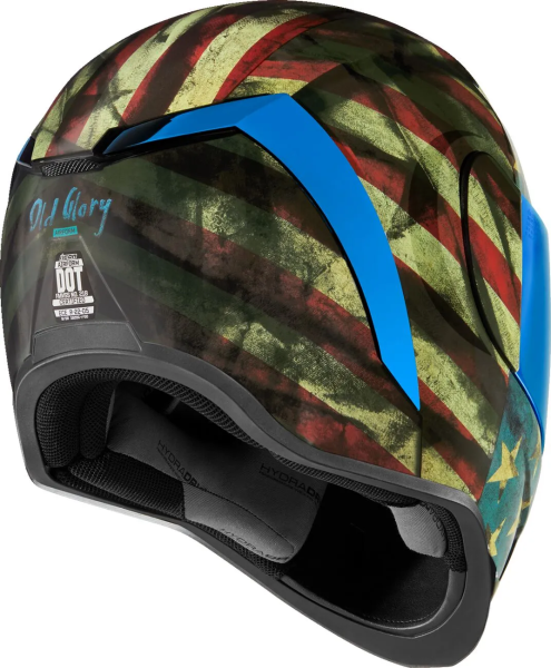 Icon Airform Old Glory vörös/fehér/kék S méretű sisak, 13, nordicamoto.ro
