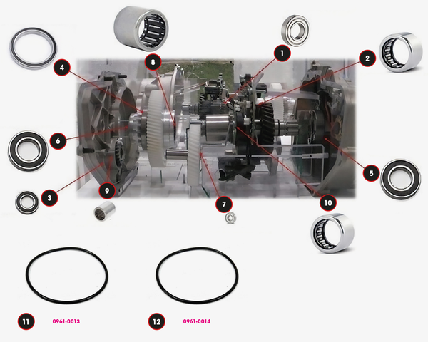 Bearings & O Rings Bosch Motor Gen2, 2, nordicamoto.ro