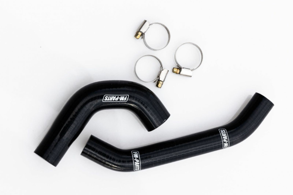 Fm-Parts szilikon hűtőcső-készlet KTM/Husqvarna/GasGas 2024-es modellekhez, fekete, 2, nordicamoto.ro