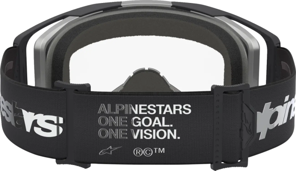Alpinestars Vision 8 borostyánszínű, fekete/ezüst/átlátszó lencsés síszemüveg, 2, nordicamoto.ro