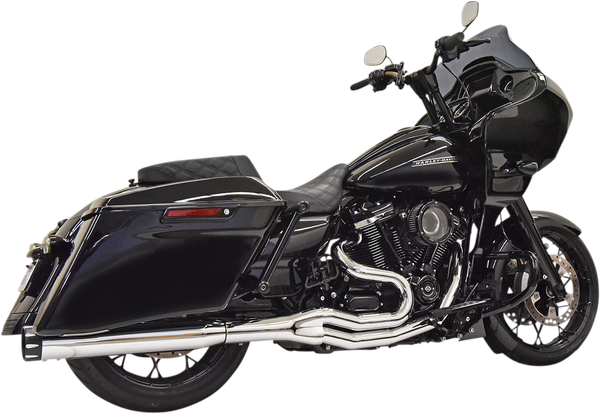 Road Rage 2-into-1 Exhaust System Chrome, 1, nordicamoto.ro