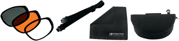 Sport & Street Convertible Sunglasses Black Large Frame, 1, nordicamoto.ro
