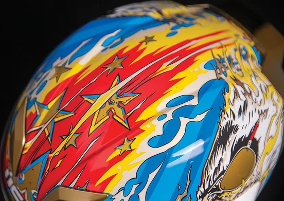 Airflite Freedom Spitter Helmet Gold, Multi XS, 9, nordicamoto.ro