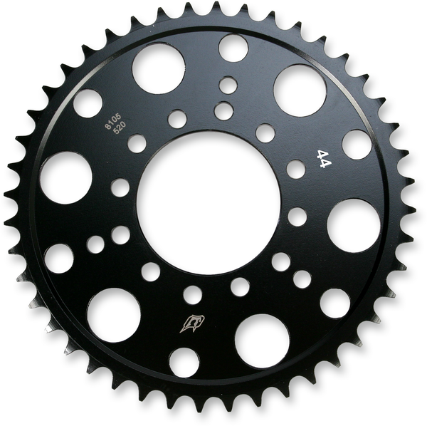 Lightweight Steel Sprocket Black, Zinc, 1, nordicamoto.ro