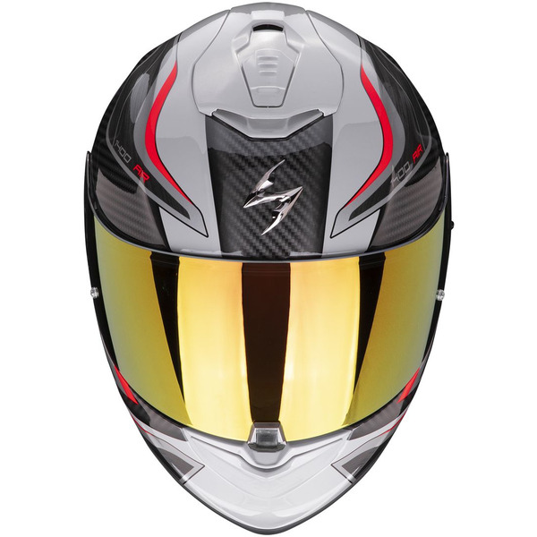 Casca integrala sport/touring SCORPION EXO-1400 EVO AIR ATTUNE Negru/Gri/Rosu XXL, 3, nordicamoto.ro