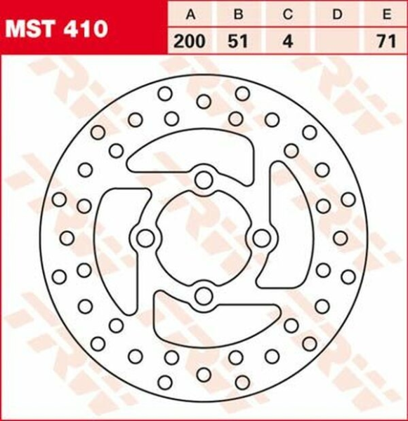 Round Fixed Brake Rotor Up To 219mm, 2, nordicamoto.ro