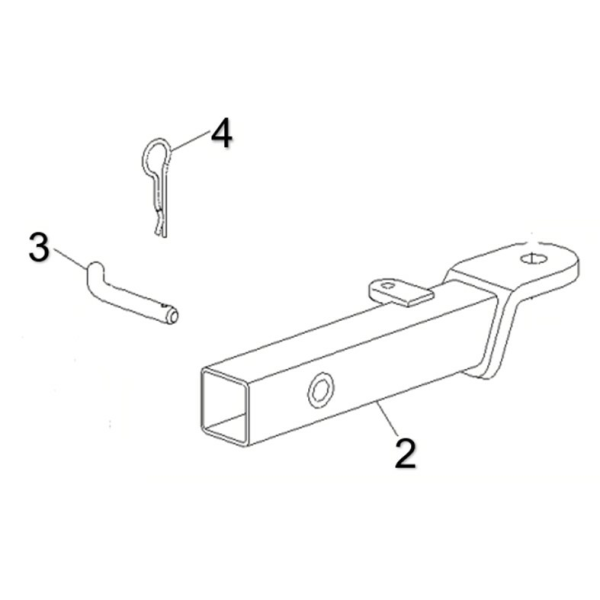 CFMOTO ATV/UTV VONTATÓHOROG-ADAPTOR – 290 MM, FEKETE, 3, nordicamoto.ro