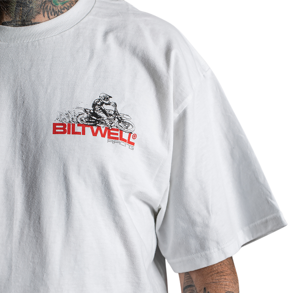 Tricou Biltweel Spare Parts White 2XL, 3, nordicamoto.ro