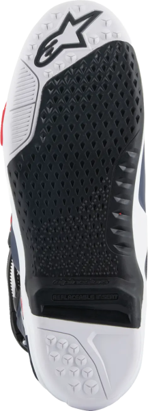 Cizme Alpinestars Tech 10 Supervented Blue/White 47, 5, nordicamoto.ro