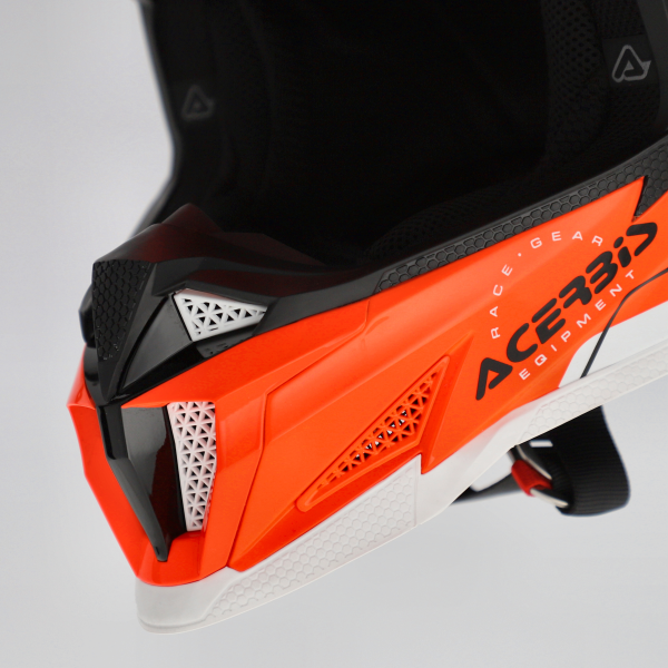 Acerbis T711 sisak, fluoreszkáló narancs/fekete, M-es méret, 5, nordicamoto.ro