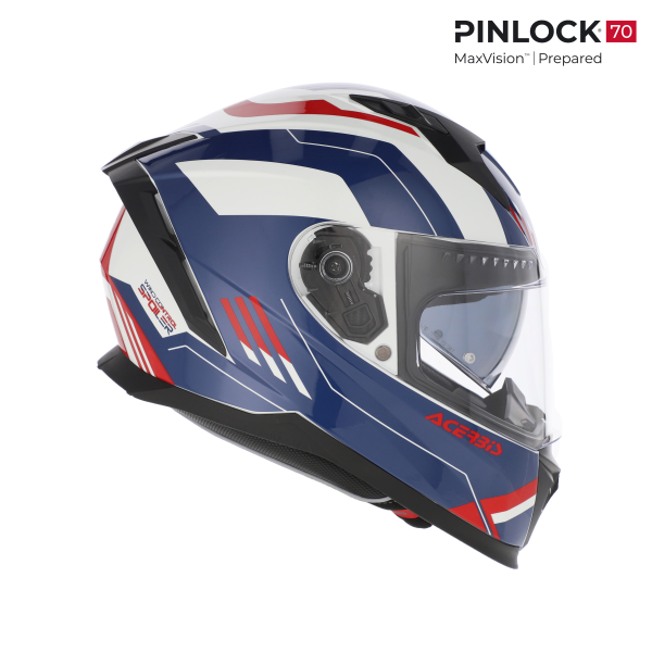 Acerbis X-Way Graphic fehér/kék/piros sisak, XL, 9, nordicamoto.ro