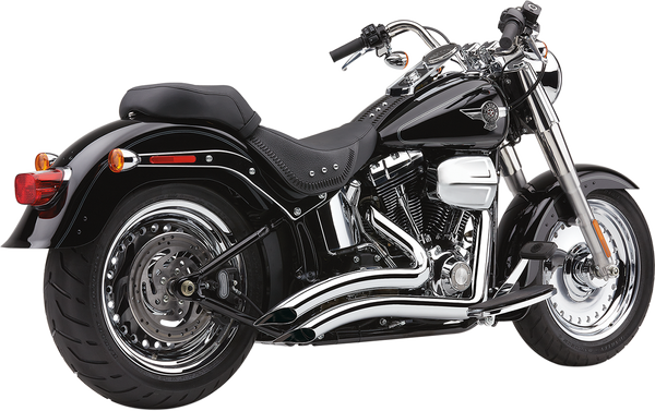 Speedster Swept Short Exhaust System Chrome, 1, nordicamoto.ro