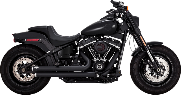 Big Shots Staggered 2-into-2 Exhaust System Black, 4, nordicamoto.ro