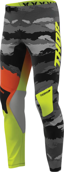 Thor Sportmode Recon LE nadrág – Fekete/Savanyú lime – 30-as méret, 2, nordicamoto.ro