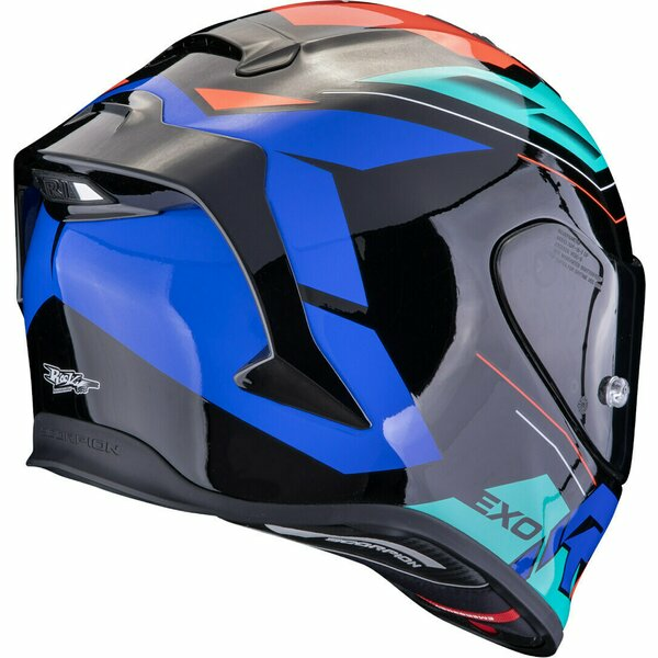 Casca integrala sport SCORPION EXO-R1 EVO AIR BLAZE Negru/Albastru/Rosu S, 3, nordicamoto.ro