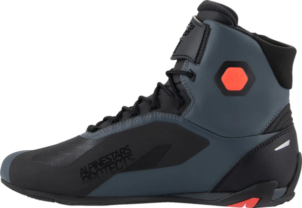 Alpinestars Faster-4 porvédő, fekete/szürke/piros, 7,5-es méret, 6, nordicamoto.ro