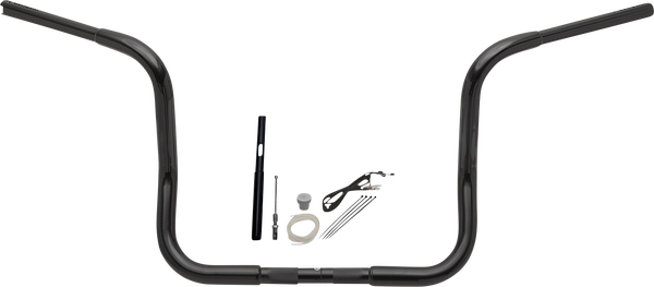 1-1/4(r) Ez Install Round Top Handlebar Kit Black, 1, nordicamoto.ro