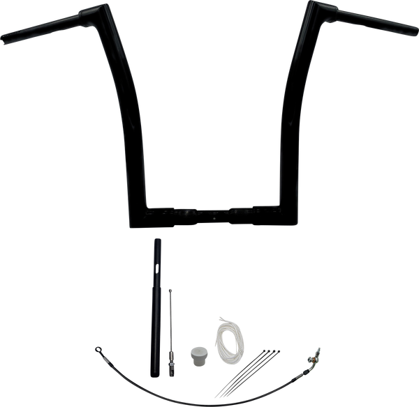 1-1/2(r) Ez Install Flat Top Handlebar Kit Silver, 1, nordicamoto.ro