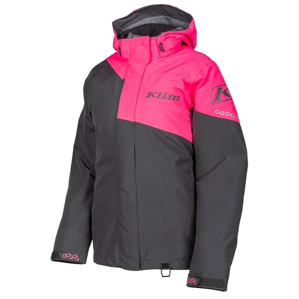 Klim Fuse Insulated Knockout rózsaszín női motoros kabát – Asphalt, 19, nordicamoto.ro
