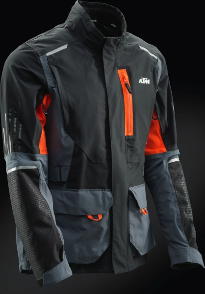 KTM Racetech WP kabát, szürke/fekete/narancssárga, L-es méret, 2, nordicamoto.ro