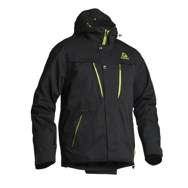 AMOQ Vernal Jacket Black/HiVis 2XS XS, 1, nordicamoto.ro