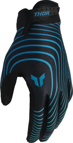 Thor Launchmode Identity kesztyű, zöld/kék/fekete, XL, 6, nordicamoto.ro